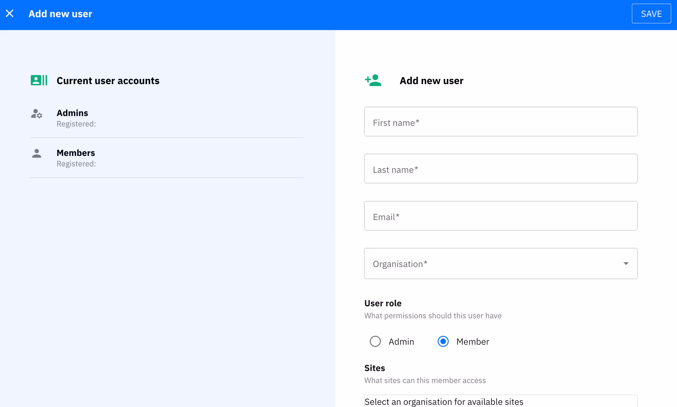 Hoxton AI Control Room dashboard for sensor management