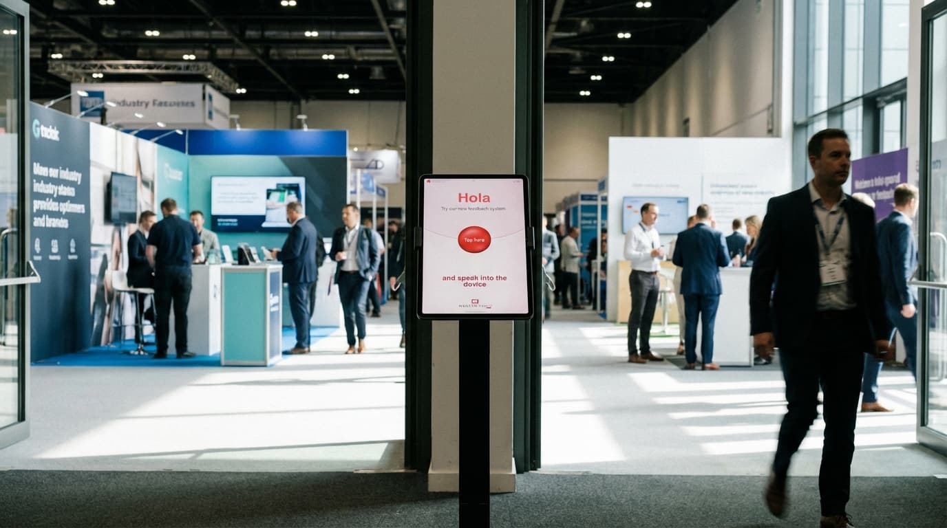 Feedback kiosk terminal