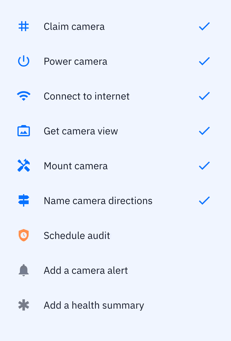 Hoxton AI dashboard showing the device onboarding wizard