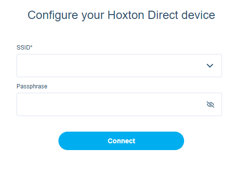 Network selection window